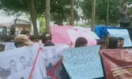 Aksi Demo di Deli Serdang, Aliansi Masyarakat dan Mahasiswa Peringatkan Pejabat Pemkab Jangan Berpihak Jelang Pilkada