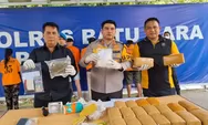 Polres Batu Bara Ungkap Jaringan Narkoba, Sita 21 Kg Ganja dan Barang Haram Lainnya