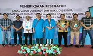 Paslon Bupati dan Wakil Bupati Tapsel GIP - JSR Tes Kesehatan Di RSU H. Adam Malik Medan