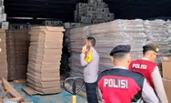 Cek Pengamanan Gudang KPU Kota Medan, Polres Belawan Pastikan Personel Siap Siaga