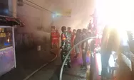 Toko Jajanan di Pasar Pancur Batu Terbakar Diduga Korsleting Listrik
