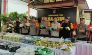 Dalam Waktu Sebulan Polda Sumut Musnahkan 201 Kg Sabu, 272 Kg Ganja dan 40 Ribu Pil Ekstasi, Ini Sebaran Wilayahnya
