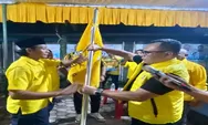 Ketua PK Partai Golkar Pagar Merbau Himbau Kader Datang ke TPS