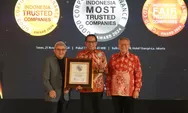 BRI Dinobatkan Sebagai The Most Trusted Company 2024 oleh The Indonesian Institute for Corporate Governance dengan Tata Kelola Terbaik
