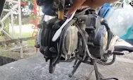 Cara Membersihkan Mesin Motor Jadi Bersih dan Kinclong Hanya Pakai Sabun Cuci Piring, Begini Cara Membuatnya!