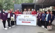 Polda Sumut Gelar Trauma Healing Korban Banjir di Desa Patumbak Kampung Deli Serdang