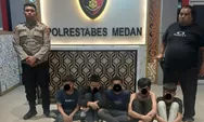 Tawuran, 5 Pelajar Ditangkap Polda Sumut, 4 Senjata Tajam dan Motor Diamankan