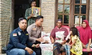 Solidaritas Terhadap Keluarga Korban Pembunuhan Siswi SMP,  Polres Sergai dan Wartawan Berkolaborasi Serahkan Bantuan
