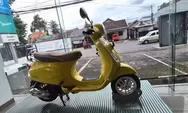Vespa Matik Paling Murah 2025: Vespa LX 125 Warna Kuning, Skuter Ikonik dengan Gaya Klasik dan Modern, Harga Terjangkau untuk Penggemar Vespa