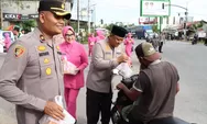 Bagi Ratusan Paket Takjil Buka Puasa, Kapolres Abdya: Berbagi dengan Sesama di bulan Ramadhan, Bantu UMKM