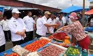 Sidak Pasar Tradisional, Bupati Taput Taripar Hutabarat Minta TPAD Jaga Stabilitas Harga Sembako saat Ramadhan hingga Idulfitri