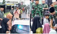 Kodim 0212/Tapsel Santuni Anak Yatim, Dhuafa dan Bagikan Takjil untuk Pengguna Jalan