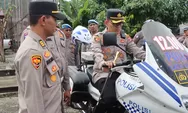 Pastikan Kesiapan Operasional Anggota, Kapolres Aceh Selatan Cek Kendaraan Dinas