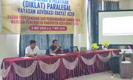 Jadi Pemateri Diklat Paralegal, Sekjen PWI Abdya: Karya Jurnalistik Jadi Kekuatan Hukum