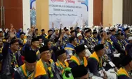 Rombongan Calhaj Asal Tapsel Tiba di Asrama Haji, Bupati Gus Irawan Pasaribu Berikan Tali Asih 178 Jemaah