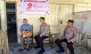 HUT Bhayangkara ke 79, Kapolres Tapsel Baksos dan Kunjungi Purnawirawan