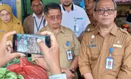Plt Sekda Kota Padangsidimpuan Rahmat Marzuki Tinjau Harga Sembako di Pasar Sangkumpal Bonang dan Pajak Batu