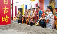 Peletakan Batu Pertama Vihara Bhoga Prajna, Rico Waas: Apabila Kita Ingin Kota ini Kuat, Kita harus Saling Menguatkan