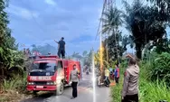 1 Hektar Lahan di Padangsidimpuan Terbakar, Polisi Telusuri Penyebabnya
