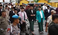Kakanwil Kemenag dan Forkopimda Sumatera Utara Ikuti Apel Hari Santri 2025 di Binjai