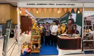 Meriahkan IES Forum dan Expo 2025, Stand Kanwil Kemenag Sumut Tampilkan Produk Lokal, Kain Ulos Hingga Kopi