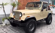 Jeep CJ7 1982 Full Restorasi Bikini Top: Legenda Off-Road Klasik yang Lahir Kembali dengan Pesona Maskulin dan Jiwa Petualang Tanpa Batas