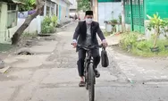 Imbas Banjir BBM Susah, Kepala KUA Medan Perjuangan Kayuh Sepeda Nikahkan Calon Pengantin