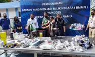 Bea Cukai Kualanamu Musnahkan Barang Menjadi Milik Negara Senilai Ratusan Juta Rupiah