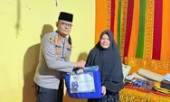 Kapolres Aceh Selatan Serahkan Santunan untuk Keluarga Korban Meninggal di Laut