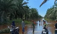 ‎Kondisi Mulai Pulih, Babinsa Koramil 09/Trumon ‎Aceh Selatan Kawal Pemulihan Wilayah Titik Banjir