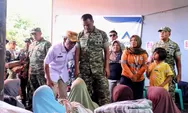 Wapang TNI Kunjungi Titik Terparah Banjir Bandang di Tapsel