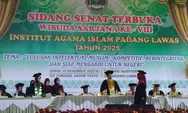 Mewisuda 272 Mahasiswa Angkatan 8, Rektor IAI Palas: Wujudkan Intelektual Muslim
