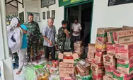 Korem 011/Lilawangsa Salurkan Bantuan Sembako bagi Warga Terdampak Banjir di Wilayah Koramil 24/Nibong