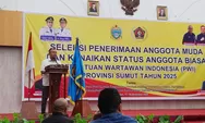 Antusias Peserta Tinggi, Penerimaan Anggota PWI Sumut Lampaui Target