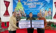 Natal Nasional Digelar di Toba, Panitia Serahkan 4 Jenis Bantuan Sosial