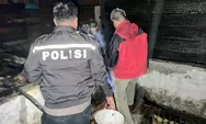 Rumah Kontrakan Terbakar di Padangsidimpuan, Polisi Lakukan Olah TKP