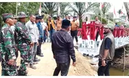 Dandim 0104/Aceh Timur Dampingi Bupati Resmikan Jembatan Bailey di Nurussalam