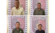 4 Terduga Pelaku Pengancaman dan Percobaan Perusakan di Kantor BPKD Diamankan Polres Aceh Selatan