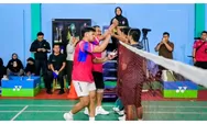ATR/BPN Tembus Semifinal Kejuaraan Bulutangkis HUT KORPRI