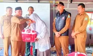 Wakil Bupati Simeulue Serahkan Bantuan Masa Panik Kepada Korban Musibah Kebakaran