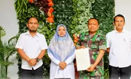 Kantah Padangsidimpuan Serahkan Sertifikat Tanah Aset Kementerian Pertahanan