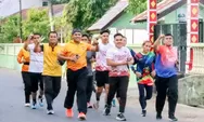 Sehat Bersama, Polres Padangsidimpuan Lakukan Fun Run 10K