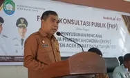 Tentukan Arah Rencana Daerah, Pemkab Abdya Buka FKP RKPD 2027