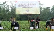 Penanaman Jagung Serentak, Polres Bogor Tegaskan Komitmen Ketahanan Pangan