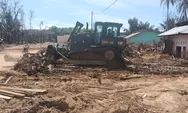 Bencana Longsor di Tapteng Belum Beres, Sejumlah Alat Berat Masih Bekerja