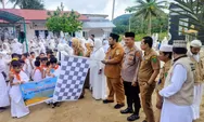 Ratusan Siswa TK Ramaikan Peragaan Manasik Haji Cilik di Padangsidimpuan