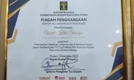Wali Kota Sibolga Terima Penghargaan atas Pembentukan 17 Posbankum