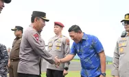 Wawako Sibolga Sambut Kedatangan Kapolri dan Titiek Soeharto di Bandara Pinangsori