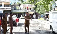 Wawako Sibolga Pantas Tobing Tinjau Jalan Rusak di Parombunan