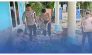 Brimob Polda Sumut Bantu Sembako Warga Dua Desa di Tapsel, Pembangunan Huntara Dikebut Ditargetkan Jelang Idul Fitri Selesai  